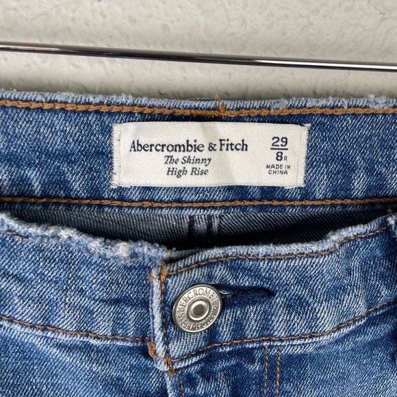 Abercrombie & Fitch High Rise Skinny Jeans size 29 - Picture 3 of 6